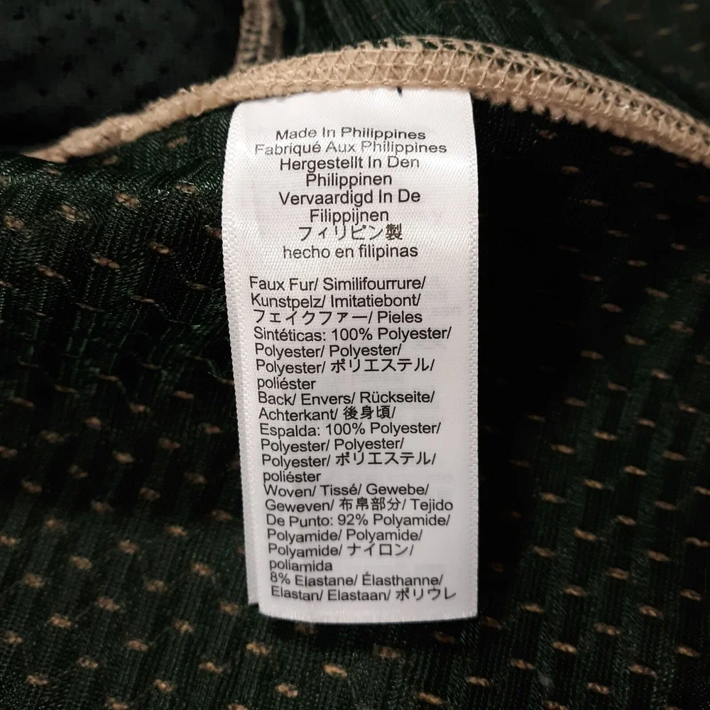 J.CREW Vest Mens Medium Nordic Sherpa Fleece Sweater Full Zip Beige Cozy - Picture 6 of 13